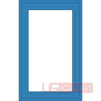 Фасад Эмаль Матовая 19мм Престиж Модерн 75 Витрина