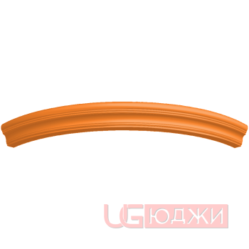 Карниз верхний прямой Эмаль Матовая 2400х60х80мм