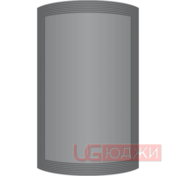 Фасад Эмаль Матовая 19мм Престиж Модерн 77 полукруглый R300 высота 357-716мм