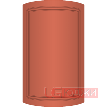 Фасад Эмаль Матовая 19мм Стандарт 1 полукруглый R300 высота 357-716мм