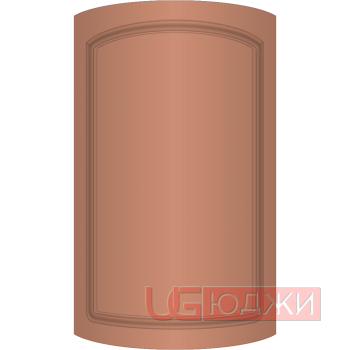 Фасад Эмаль Матовая 19мм Стандарт 11 полукруглый R300 высота 357-716мм