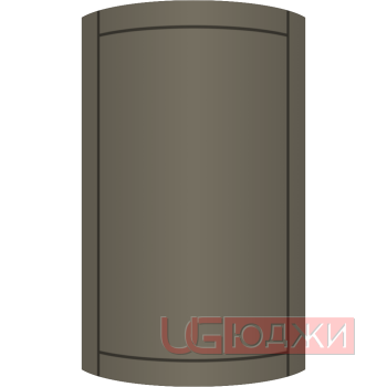 Фасад Эмаль Матовая 19мм Стандарт 6 полукруглый R300 высота 357-716мм