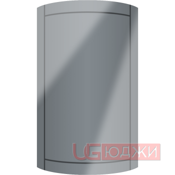 Фасад Эмаль Глянец 19мм Стандарт 6 полукруглый R300 высота 717-916мм