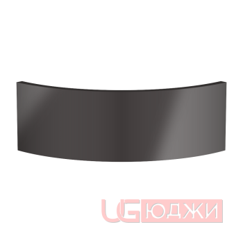 Цоколь полукруглый Эмаль Глянец R300х150мм