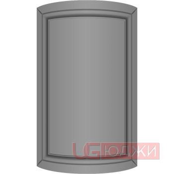 Фасад Эмаль Матовая 19мм Престиж Классика 71 полукруглый R300 высота 717-916мм