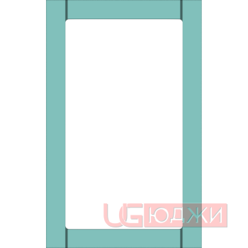 Фасад Эмаль Матовая 19мм Стандарт 6 Витрина