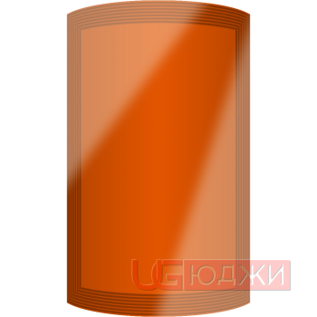 Фасад Эмаль Глянец 19мм Престиж Модерн 77 полукруглый R300 высота 717-916мм