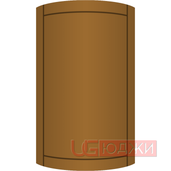 Фасад Эмаль Матовая 19мм Стандарт 6 полукруглый R300 высота 357-716мм