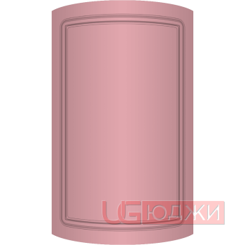 Фасад Эмаль Матовая 19мм Стандарт 1 полукруглый R300 высота 717-916мм