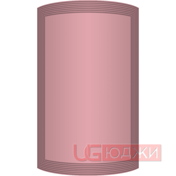 Фасад Эмаль Матовая 19мм Престиж Модерн 77 полукруглый R300 высота 357-716мм