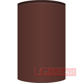 Фасад Эмаль Матовая 19мм Интегрированная ручка V1 полукруглый R300 высота 717-916мм