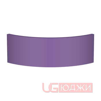 Цоколь полукруглый Эмаль Матовая R300х150мм