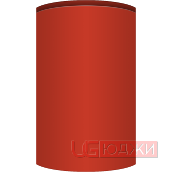 Фасад Эмаль Матовая 19мм Интегрированная ручка V1 полукруглый R300 высота 357-716мм