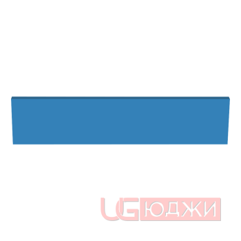 Цоколь прямой Эмаль Матовая 2300х100х19мм