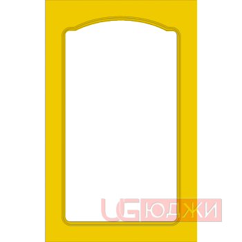 Фасад Эмаль Матовая 19мм Стандарт 3 Витрина