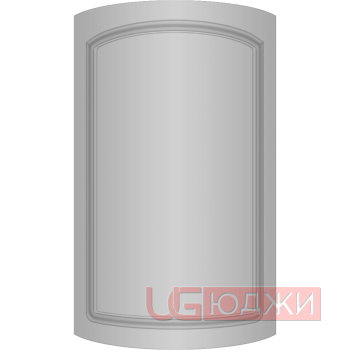 Фасад Эмаль Матовая 19мм Стандарт 11 полукруглый R300 высота 717-916мм