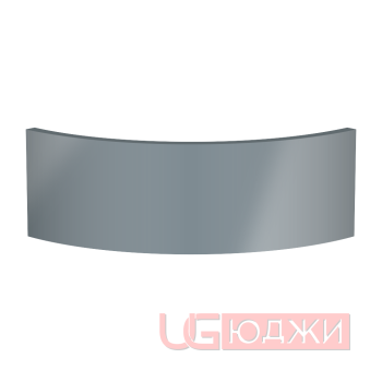 Цоколь полукруглый Эмаль Глянец R300х150мм
