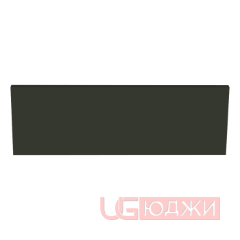 Цоколь прямой Эмаль Матовая 2300х150х19мм