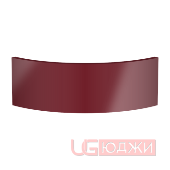 Цоколь полукруглый Эмаль Глянец R300х150мм