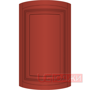 Фасад Эмаль Матовая 19мм Престиж Классика 66 полукруглый R300 высота 717-916мм