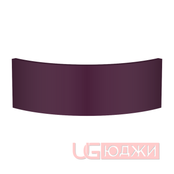 Цоколь полукруглый Эмаль Матовая R300х150мм