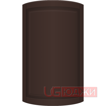 Фасад Эмаль Матовая 19мм Престиж Классика 67 полукруглый R300 высота 357-716мм