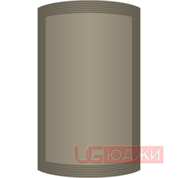 Фасад Эмаль Матовая 19мм Престиж Модерн 77 полукруглый R300 высота 357-716мм