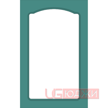 Фасад Эмаль Матовая 19мм Стандарт 3 Витрина