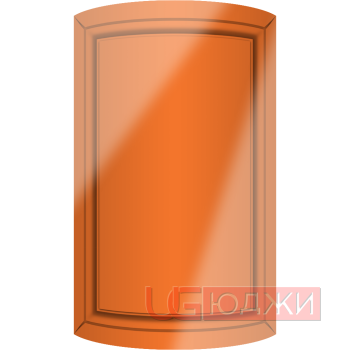 Фасад Эмаль Глянец 19мм Престиж Классика 71 полукруглый R300 высота 717-916мм