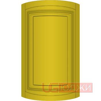 Фасад Эмаль Матовая 19мм Престиж Классика 66 полукруглый R300 высота 357-716мм