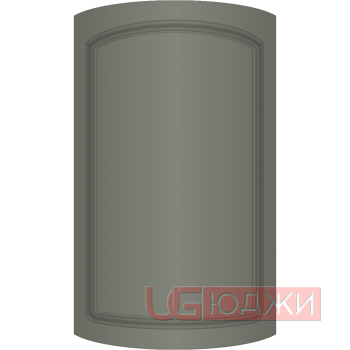 Фасад Эмаль Матовая 19мм Стандарт 11 полукруглый R300 высота 357-716мм