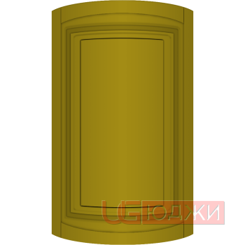 Фасад Эмаль Матовая 19мм Престиж Классика 66 полукруглый R300 высота 357-716мм