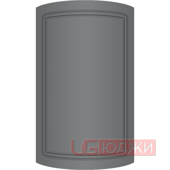 Фасад Эмаль Матовая 19мм Стандарт 1 полукруглый R300 высота 357-716мм