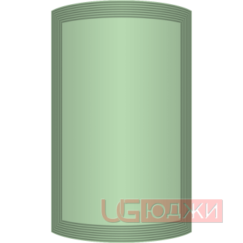 Фасад Эмаль Матовая 19мм Престиж Модерн 77 полукруглый R300 высота 717-916мм