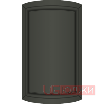 Фасад Эмаль Матовая 19мм Престиж Классика 71 полукруглый R300 высота 717-916мм