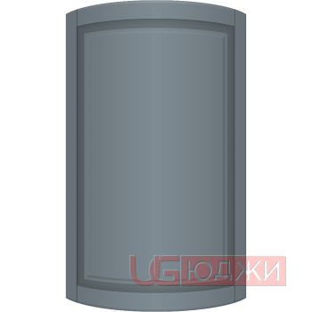 Фасад Эмаль Матовая 19мм Престиж Классика 67 полукруглый R300 высота 717-916мм