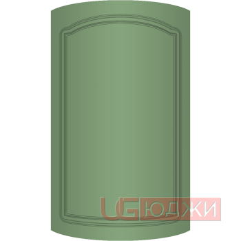 Фасад Эмаль Матовая 19мм Стандарт 3 полукруглый R300 высота 717-916мм