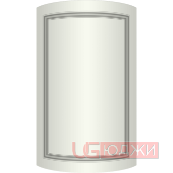 Фасад Эмаль Матовая 19мм Престиж Классика 73 полукруглый R300 высота 717-916мм