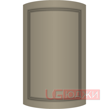 Фасад Эмаль Матовая 19мм Престиж Классика 73 полукруглый R300 высота 357-716мм