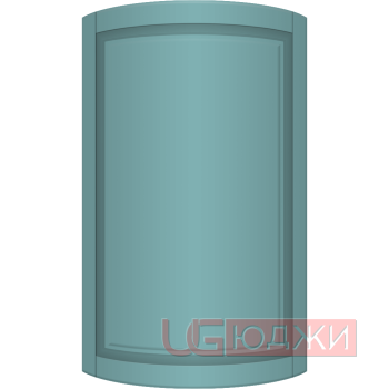 Фасад Эмаль Матовая 19мм Престиж Классика 67 полукруглый R300 высота 357-716мм