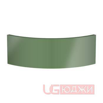 Цоколь полукруглый Эмаль Глянец R300х150мм