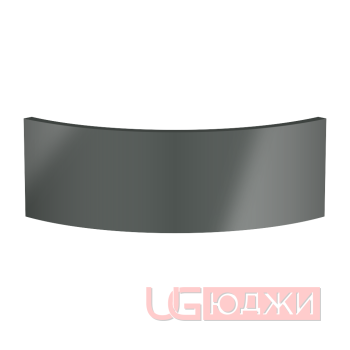 Цоколь полукруглый Эмаль Глянец R300х150мм