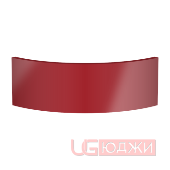 Цоколь полукруглый Эмаль Глянец R300х150мм