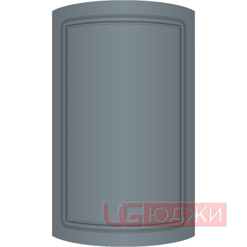 Фасад Эмаль Матовая 19мм Стандарт 1 полукруглый R300 высота 357-716мм