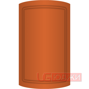 Фасад Эмаль Матовая 19мм Стандарт 1 полукруглый R300 высота 717-916мм