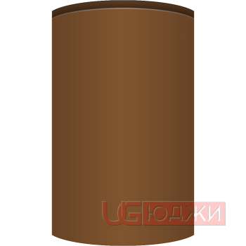 Фасад Эмаль Матовая 19мм Интегрированная ручка V1 полукруглый R300 высота 357-716мм