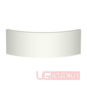 Цоколь полукруглый Эмаль Матовая R300х150мм