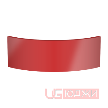 Цоколь полукруглый Эмаль Глянец R300х150мм