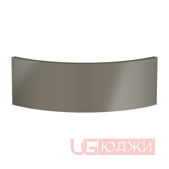 Цоколь полукруглый Эмаль Глянец R300х150мм