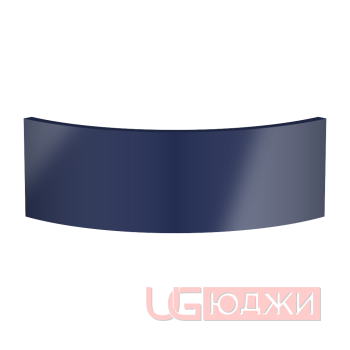 Цоколь полукруглый Эмаль Глянец R300х150мм